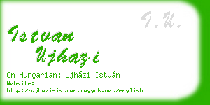 istvan ujhazi business card